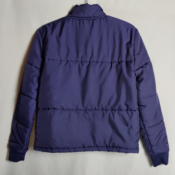 Kendall & Kylie Navy Blue Puffer Jacket, Size M - Picture 3 of 10